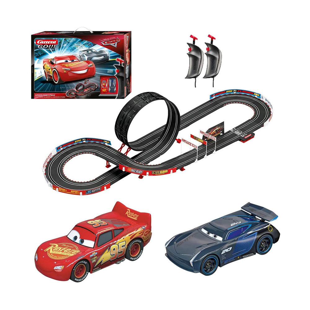 Carrera Licensed 1:43 Scale Disney Pixar Cars Racing Set Speed Challenge