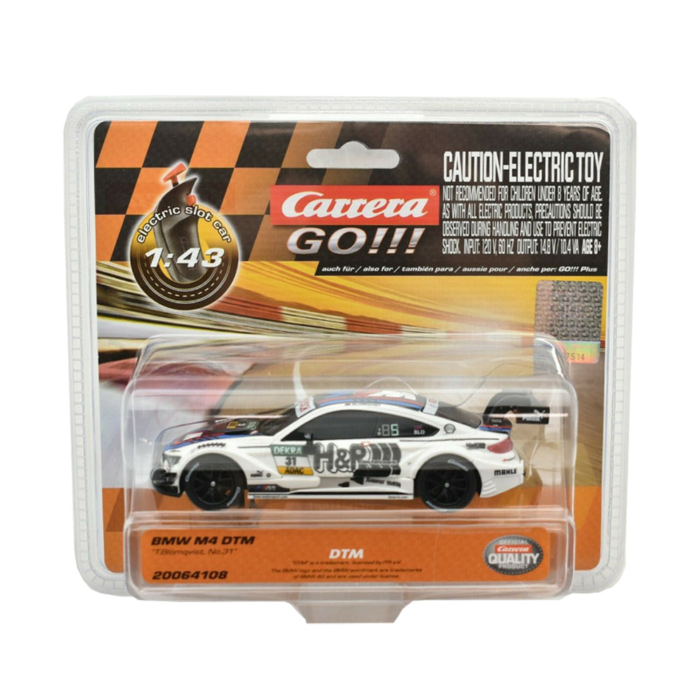 Carrera Licensed 1:43 Scale BMW M4 DTM "T. Blomqvist, No.31"