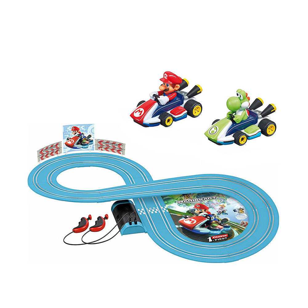 Carrera Licensed 1:50 Scale 2.4m Track length Slot Car Set Nintendo Mario Kart Battery Powered