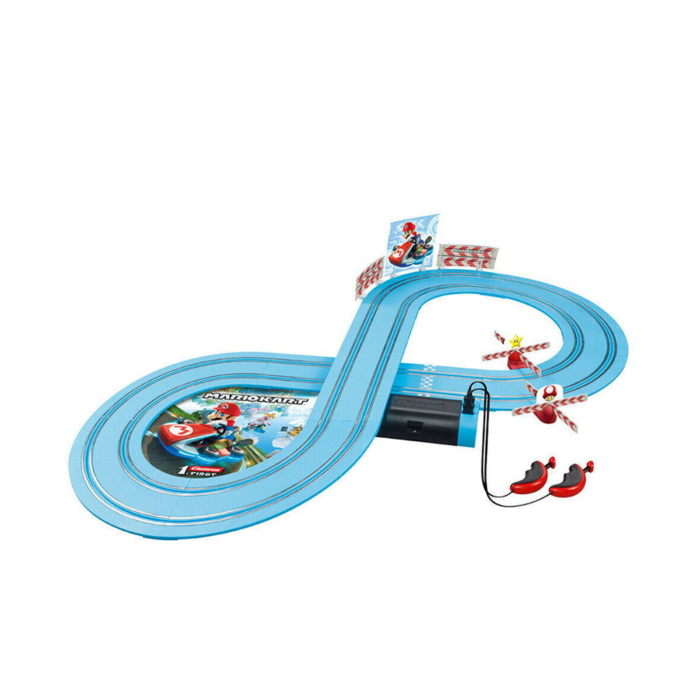 Carrera Licensed 1:50 Scale 2.4m Track length Slot Car Set Nintendo Mario Kart Battery Powered