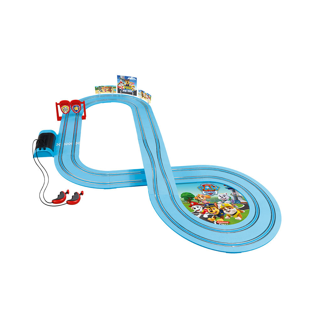 Carrera Licensed 1:50 Scale My First Slot Car Set Paw Patrol On the Double 2.9m Racing Track