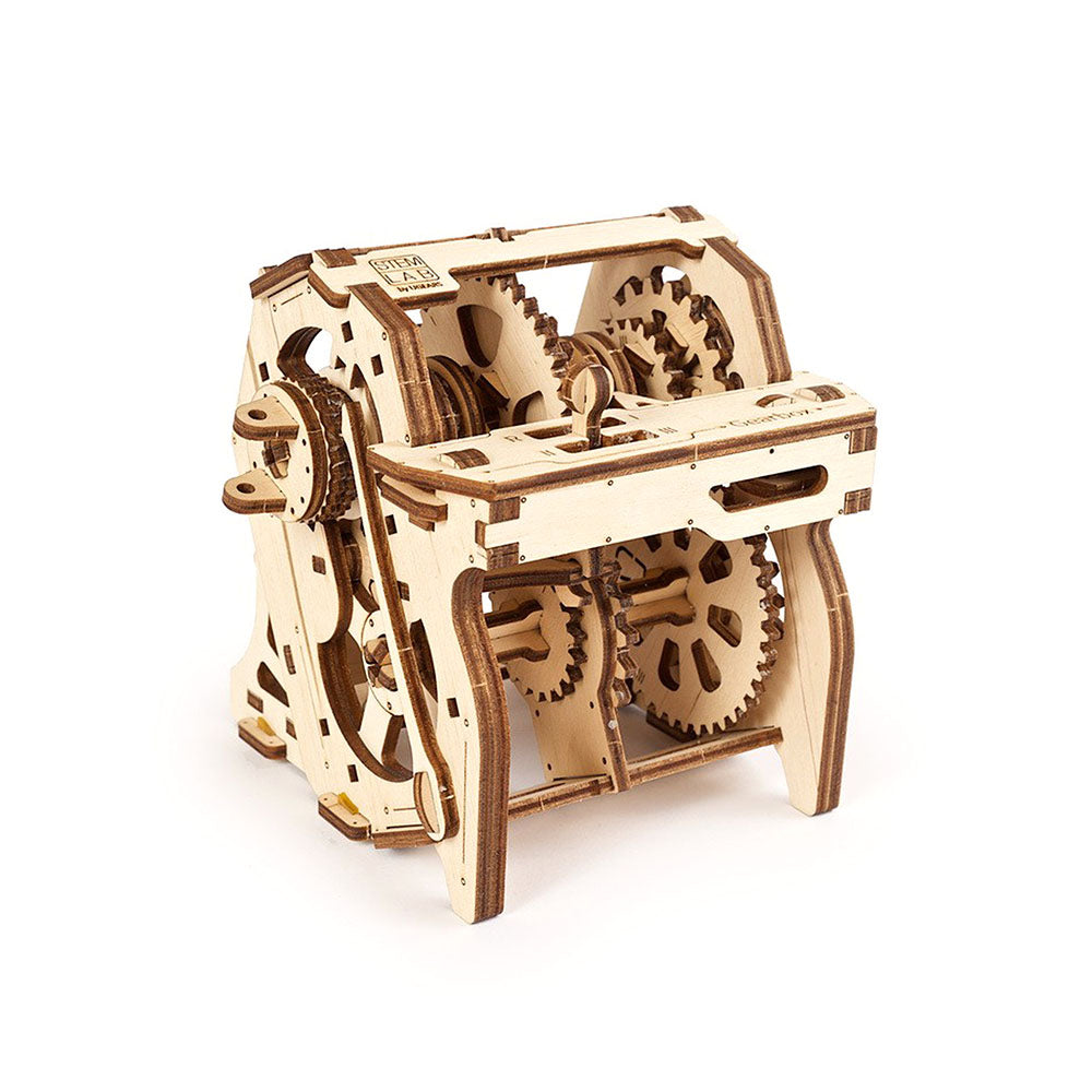 Ukraine Made UGears Stem Lab Gearbox Wooden Model Kit Mechanical 3D Puzzle DIY