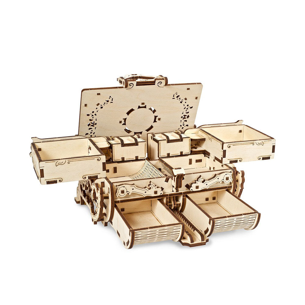 Made in Ukraine UGears The Amber Box Wooden Model Kit 3D mechanical Model Wooden