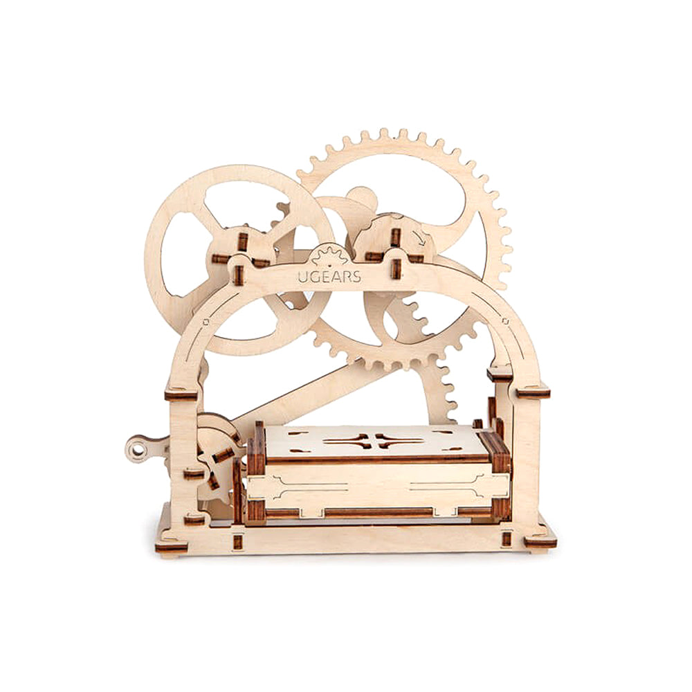 Made in Ukraine UGears Mechanical Box Wooden 3D Puzzle DIY Model Toy Kit 14y+