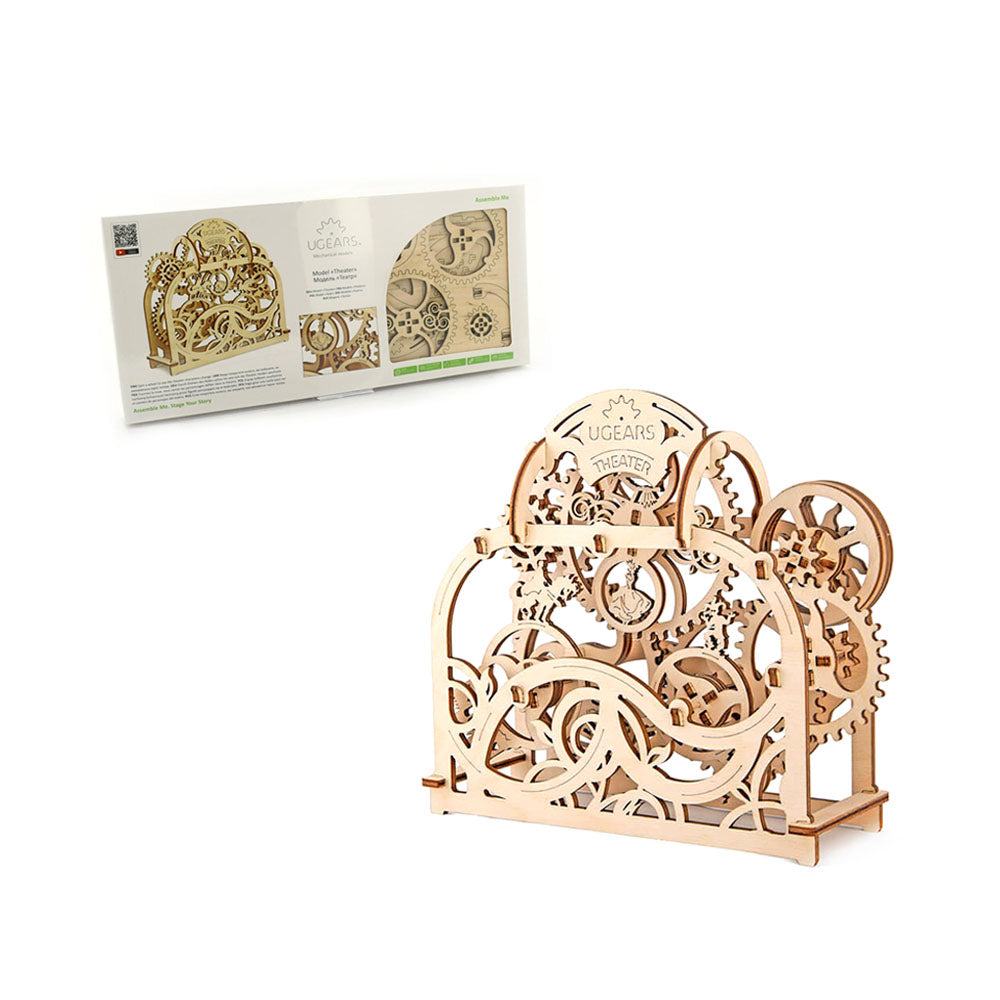 Made in Ukraine UGears Mechanical Theatre Wooden 3D Puzzle DIY Model Kit 14y+