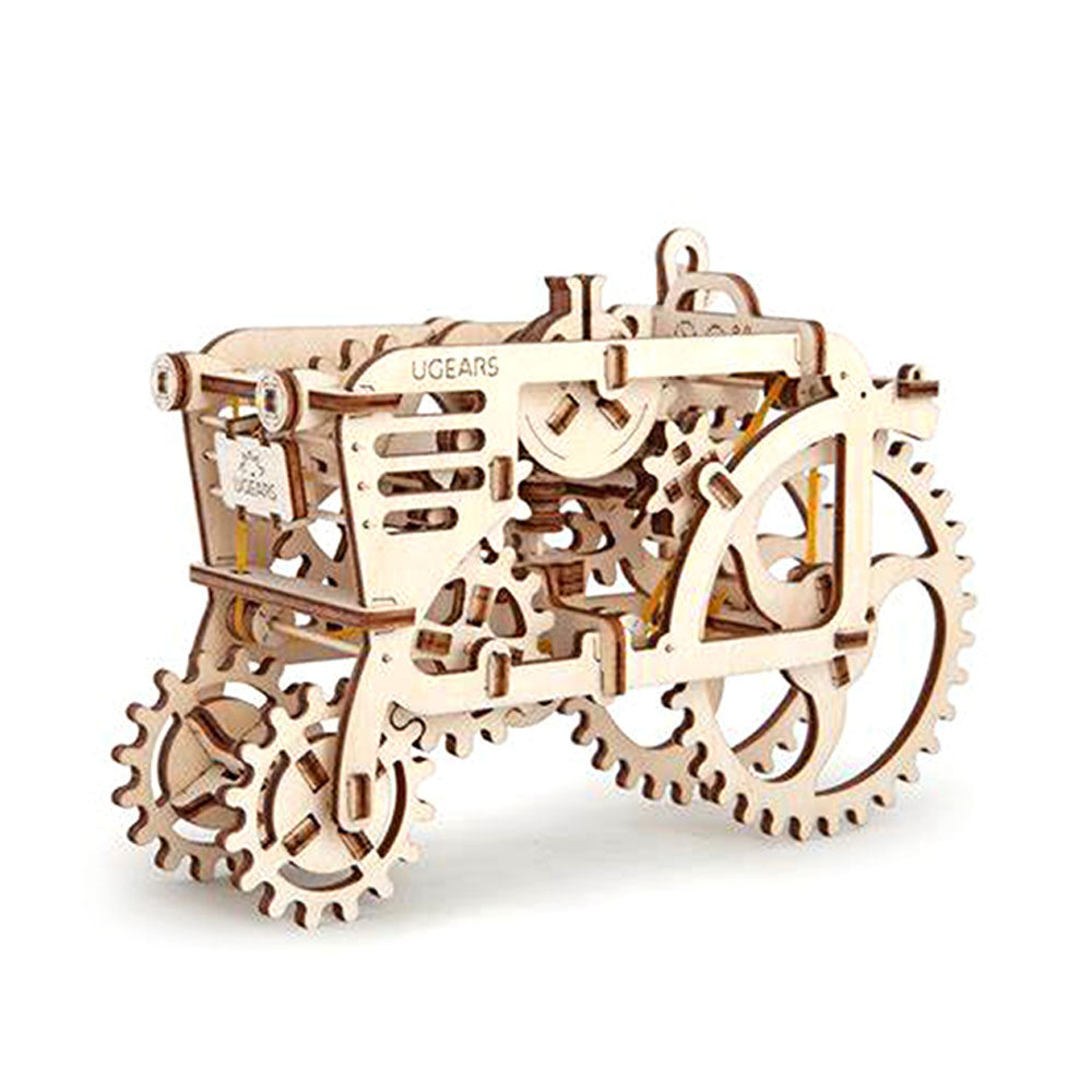 Made in Ukraine UGears Tractor Mechanical Model Kit Includes 97 Components