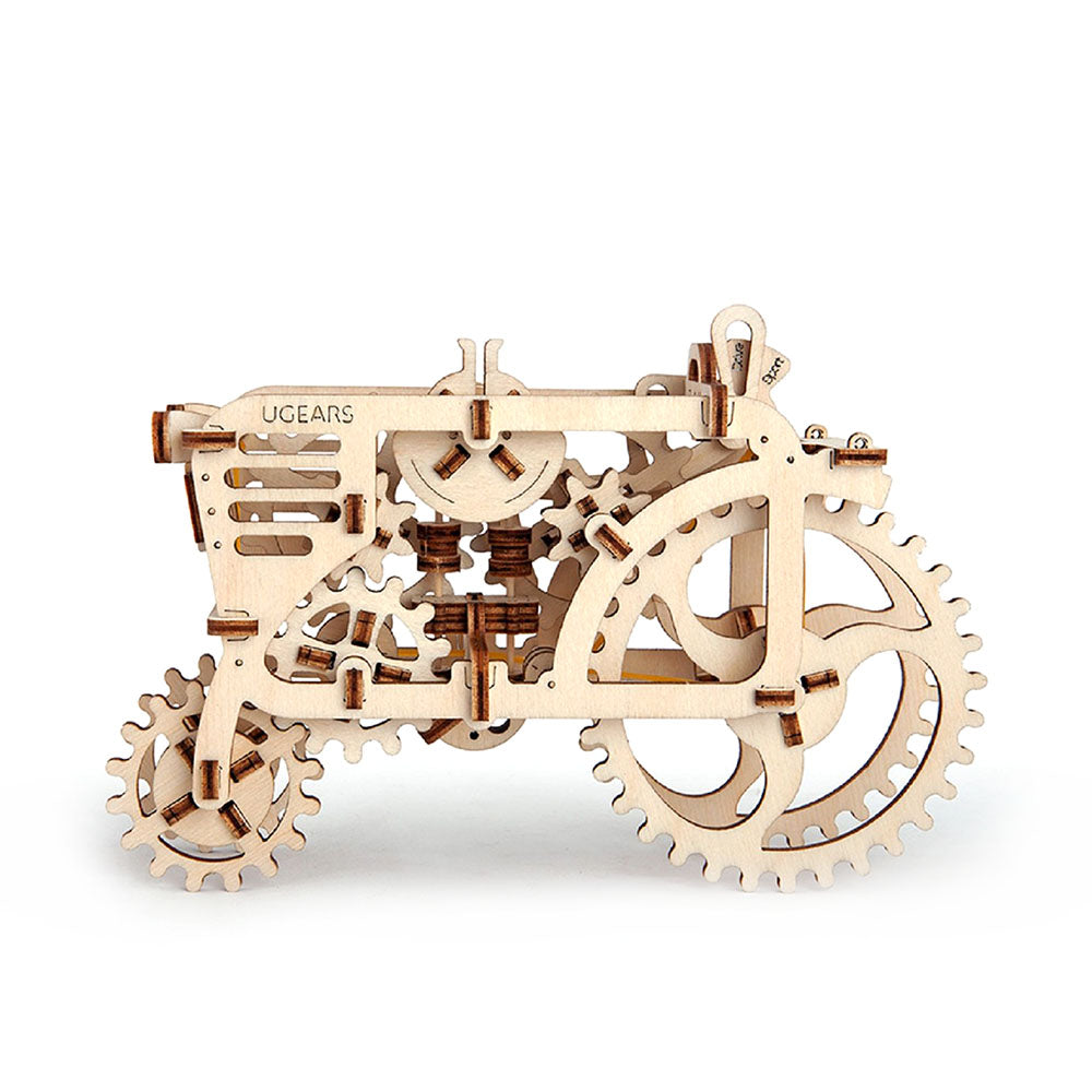 Made in Ukraine UGears Tractor Mechanical Model Kit Includes 97 Components