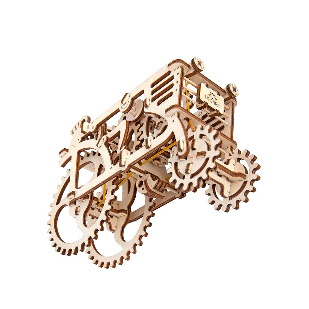 Made in Ukraine UGears Tractor Mechanical Model Kit Includes 97 Components