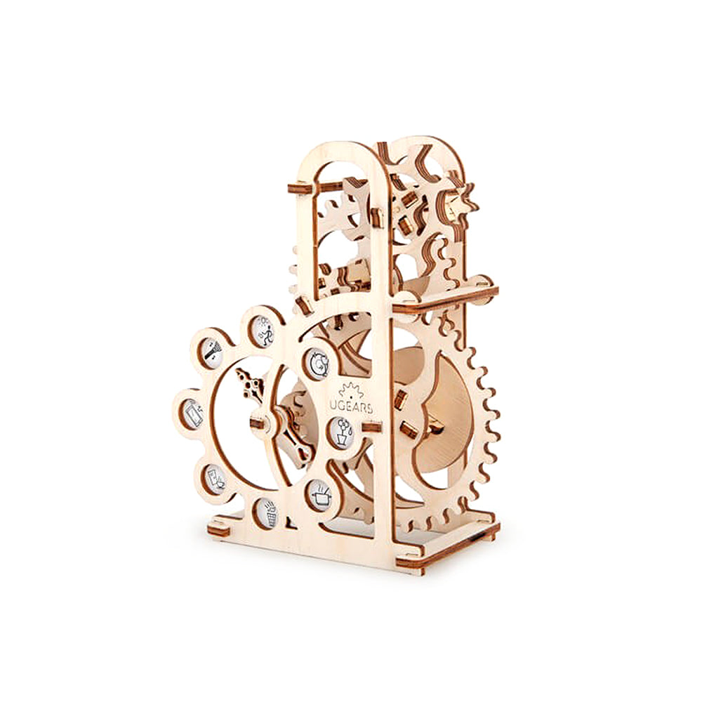 Made in Ukraine UGears Dynamometer Wooden Mechanical 3D Puzzle DIY Model Kit