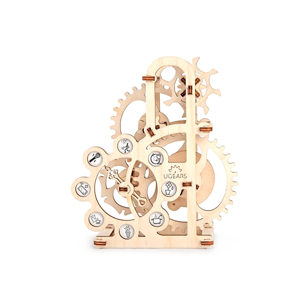Made in Ukraine UGears Dynamometer Wooden Mechanical 3D Puzzle DIY Model Kit