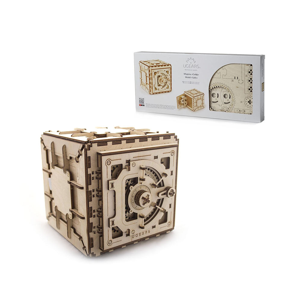 Made in UkraineUGears Safe Mechanical Model Kit And Puzzle Box