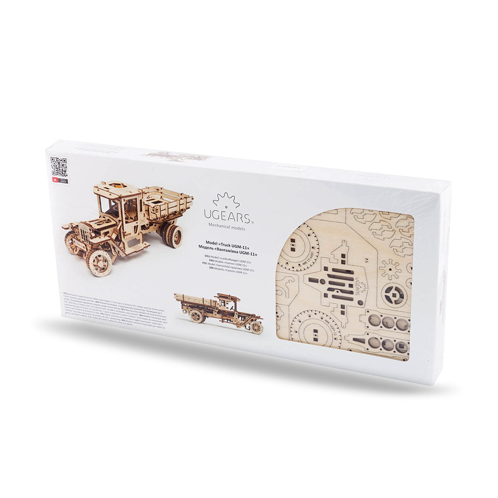 Ukraine Made UGears DIY Self Propelled Wooden 3D Puzzle Truck UGM 11 Mechanical Model Kit