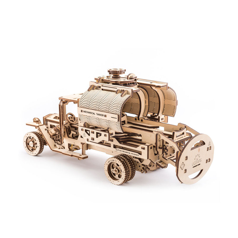 Made in Ukraine UGears UGM 11 Truck With Tanker Wooden Model Kit 3D Puzzle