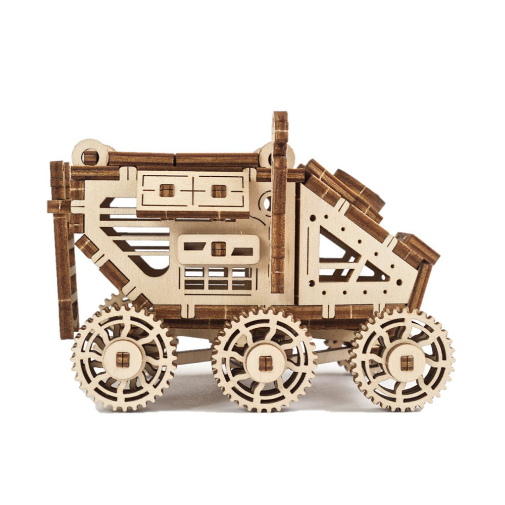 Made in Ukraine UGears Wooden Self Propelled 3D Mechanical Model Kit Mars Buggy