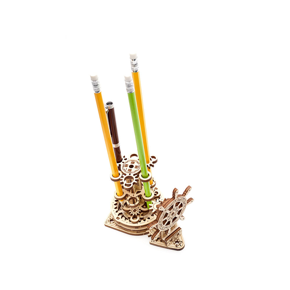 Made in Ukraine UGears Pen Holder Wooden 3D Puzzle DIY Model Kit