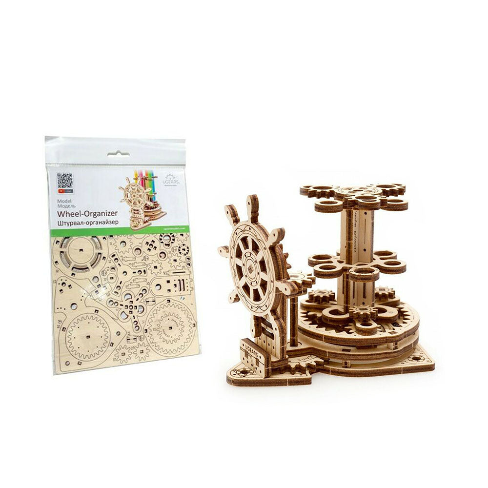 Made in Ukraine UGears Pen Holder Wooden 3D Puzzle DIY Model Kit