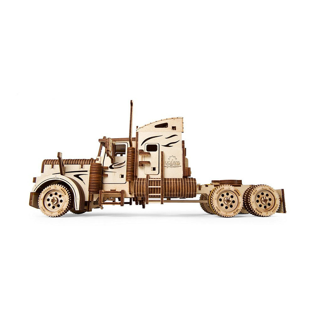 Made in Ukraine UGears Wooden Heavy Boy Truck VM-03 Mechanical Vehicle Model Kit