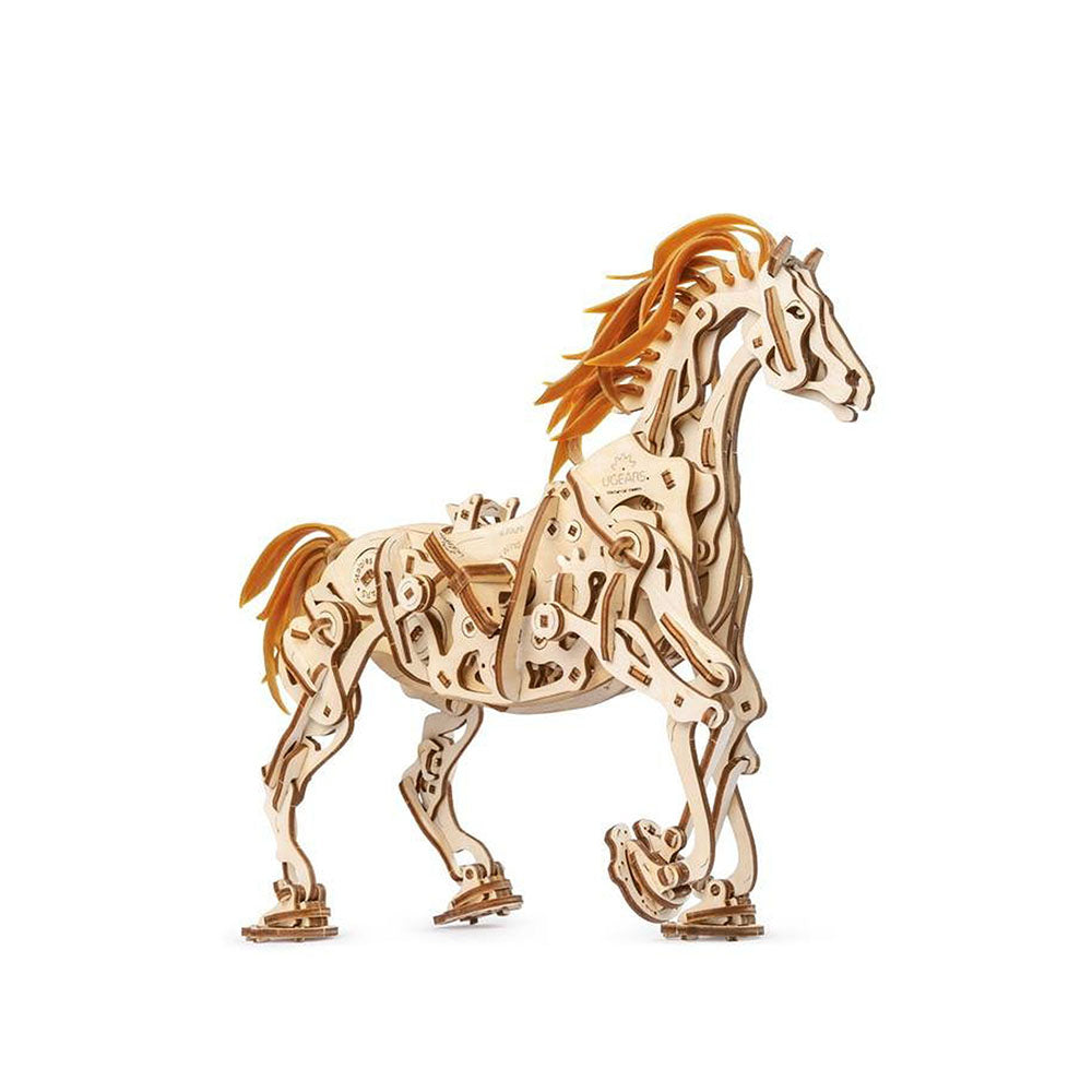 Made in Ukraine UGears Mechanical Horse Wooden 3D Puzzle DIY Model Kit