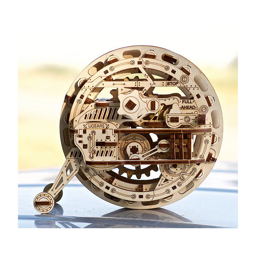 Ukraine Made UGears Wooden 3D Puzzle Monowheel Vintage Steampunk Vehicle Model