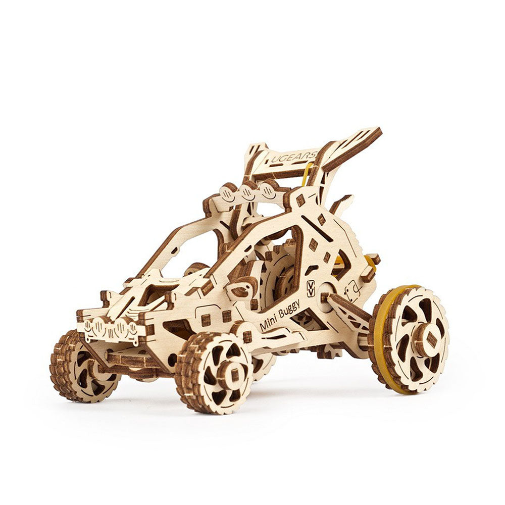 Made in Ukraine UGears Wooden 3D Puzzle Open Style Body Mini Buggy Model Kit