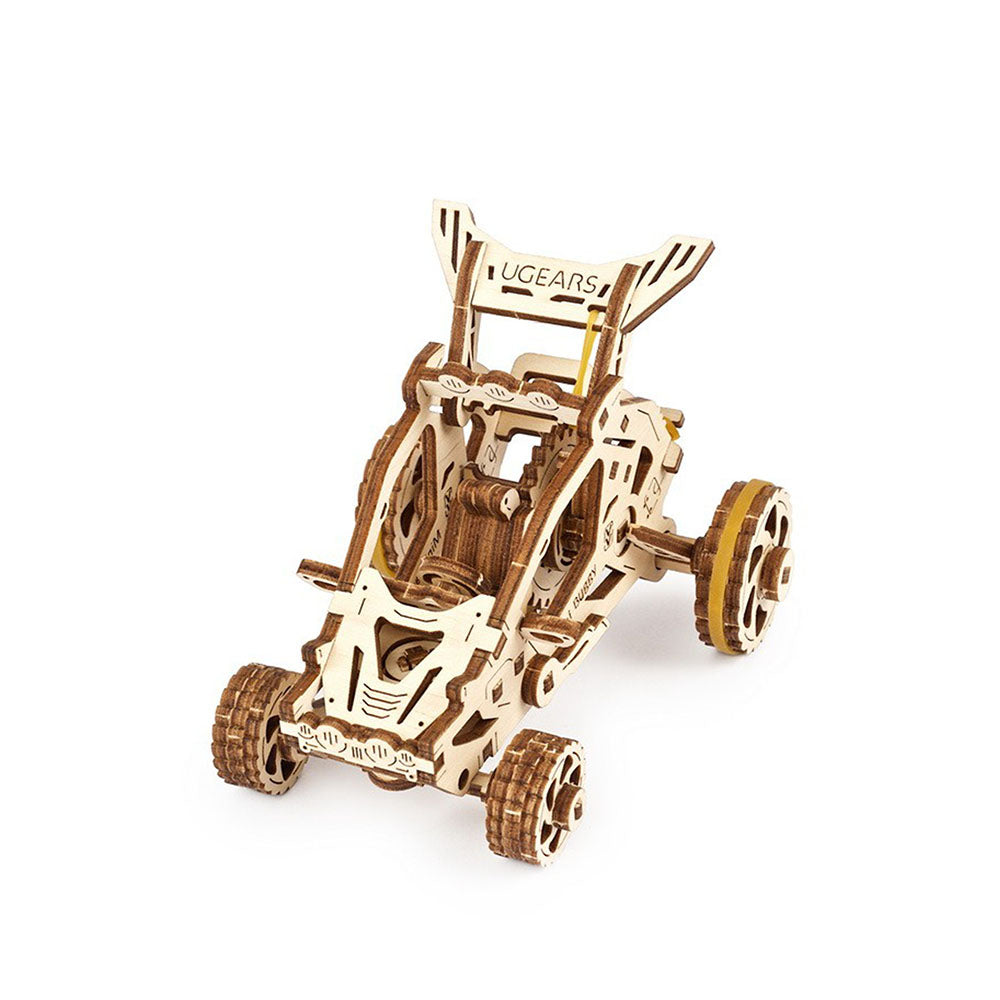 Made in Ukraine UGears Wooden 3D Puzzle Open Style Body Mini Buggy Model Kit
