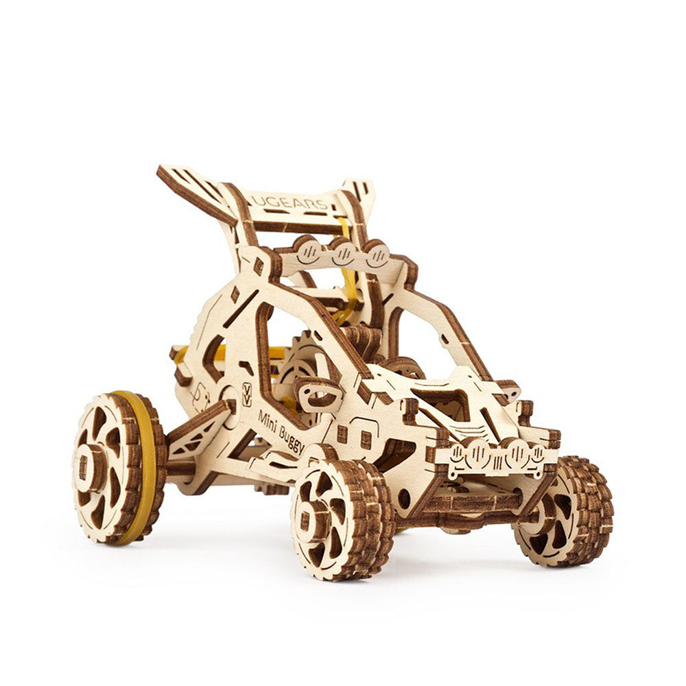 Made in Ukraine UGears Wooden 3D Puzzle Open Style Body Mini Buggy Model Kit