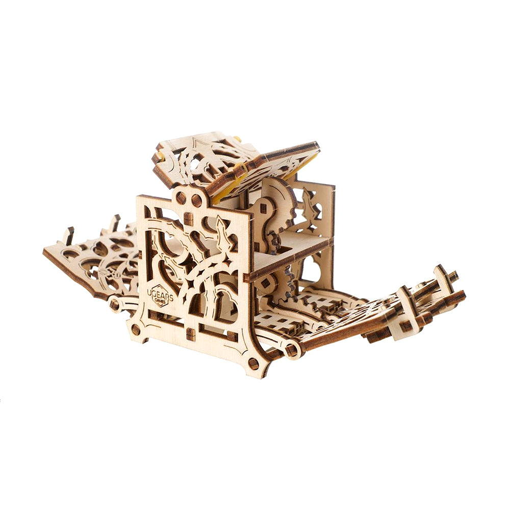 Made in Ukraine UGears Dice Keeper Device Kit For Tabletop Wooden Puzzle Model