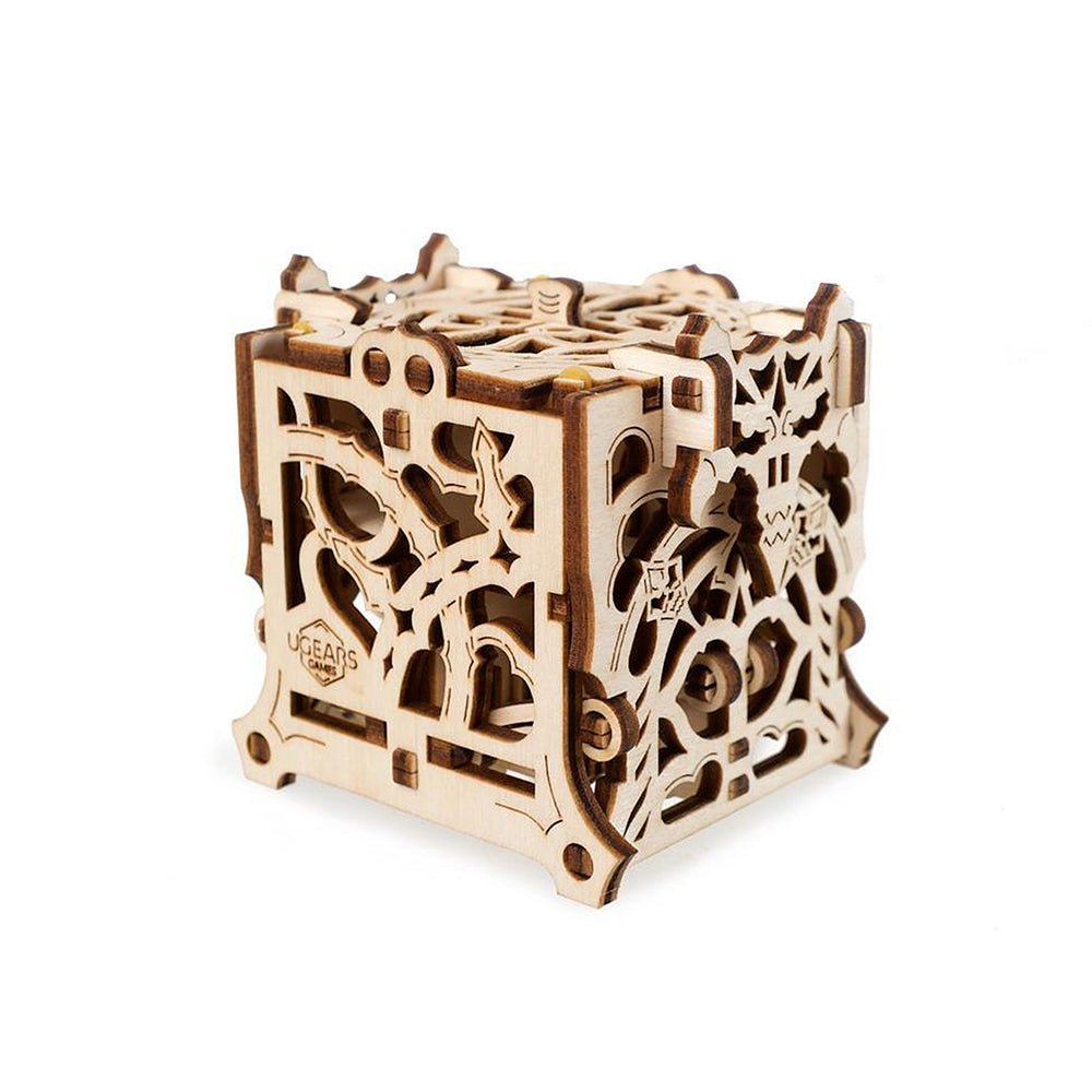 Made in Ukraine UGears Dice Keeper Device Kit For Tabletop Wooden Puzzle Model