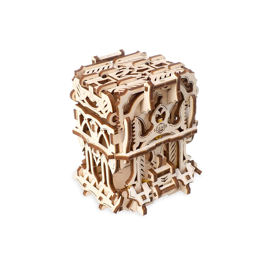 Made in Ukraine UGears Deck Box Device Kit For Card Wooden Mechanical Model Kit