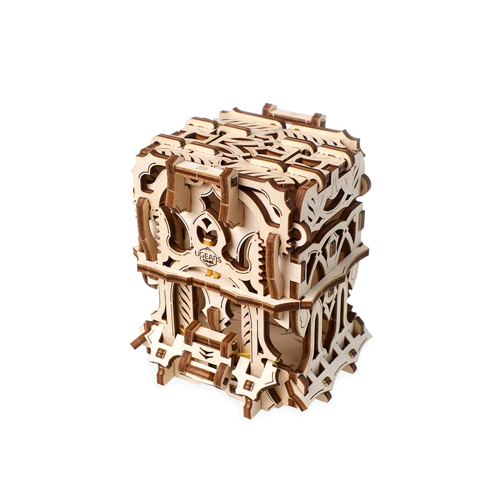 Made in Ukraine UGears Deck Box Device Kit For Card Wooden Mechanical Model Kit