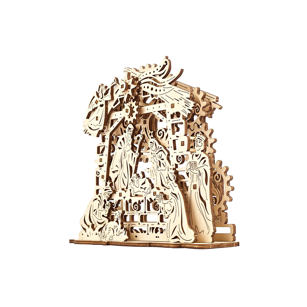 Ukraine Made UGears Nativity Scene Construction Set Wooden Mechanical Puzzle Kit