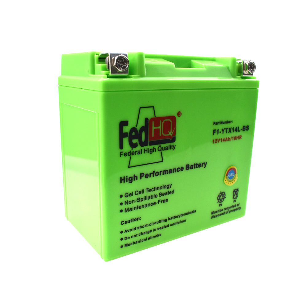 YTX14L-BS Motorcyle GEL Battery For Harley-Davidson Street 500 750 XR1200X