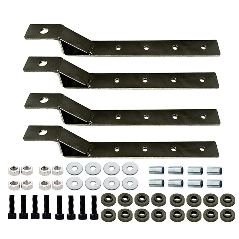 Universal Box Bag Saddlebag Mounting Kit Support Bar Bracket Motorcycle Bike