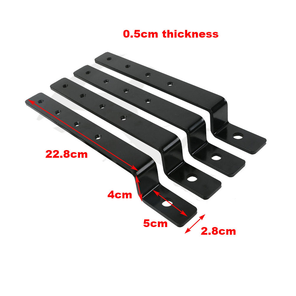 Universal Box Bag Saddlebag Mounting Kit Support Bar Bracket Motorcycle Bike