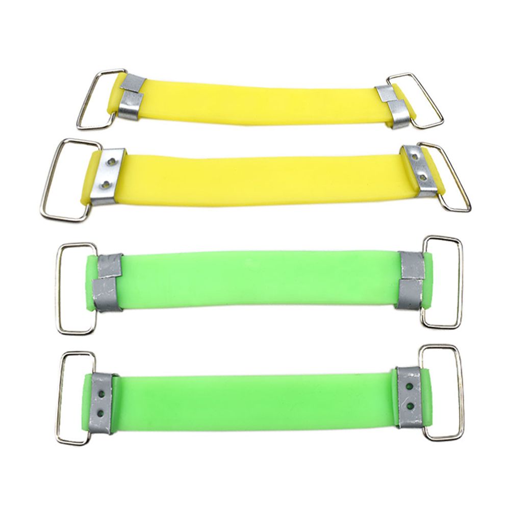 2 Pcs Motorcycle Dirt Bike Battery Tray Strap Band Rubber Tie Down AU