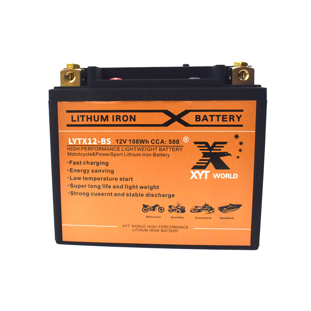 LYTX12-BS Motorcyle Lithium Battery For Kawasaki ZX 600 750 900 Suzuki Triumph
