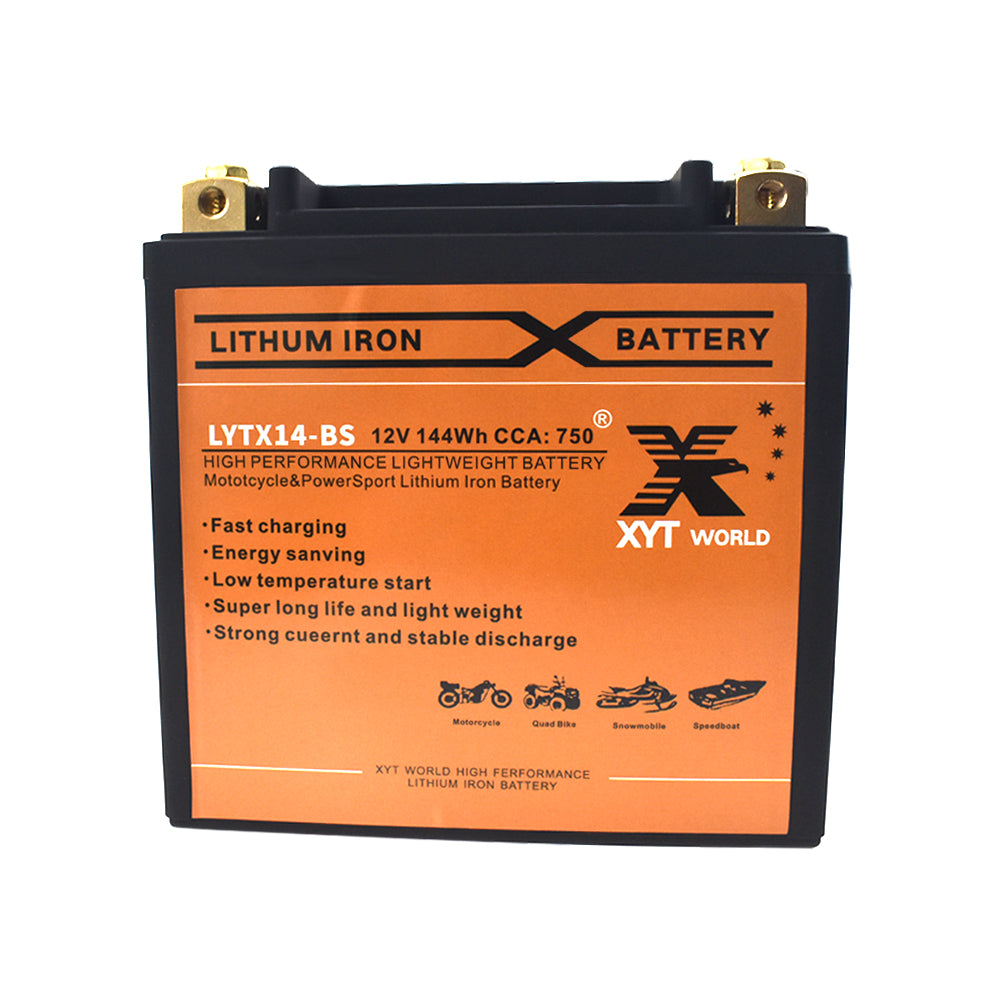 LYTX14-BS Motorcyle Lithium Battery For Triumph Tiger 900 955 1050 Kawasaki etc.