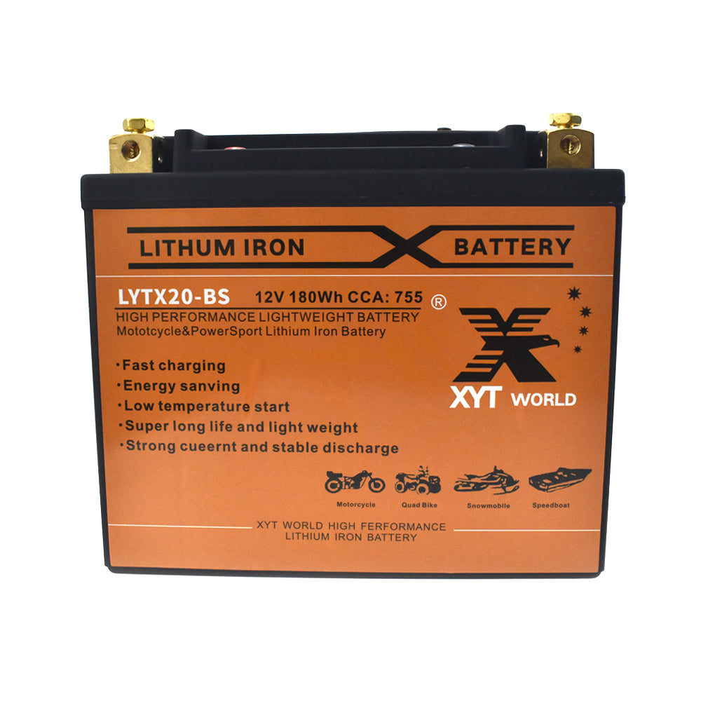 LYTX20-BS Motorcyle Lithium Battery For Harley-Davidson XL 1000 1100 1200 Ducati