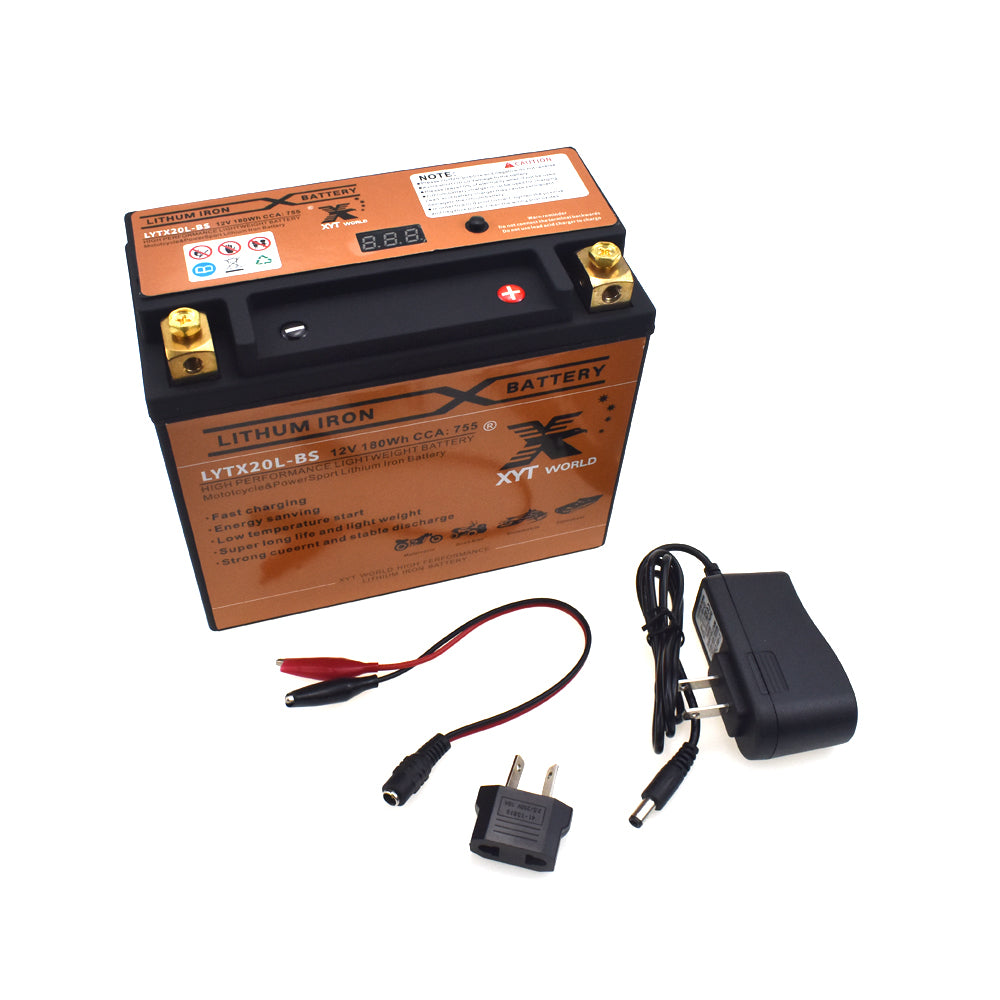 LYTX20L-BS Motorcyle Lithium Battery For Harley-Davidson FLS 1690 1803 Kawasaki