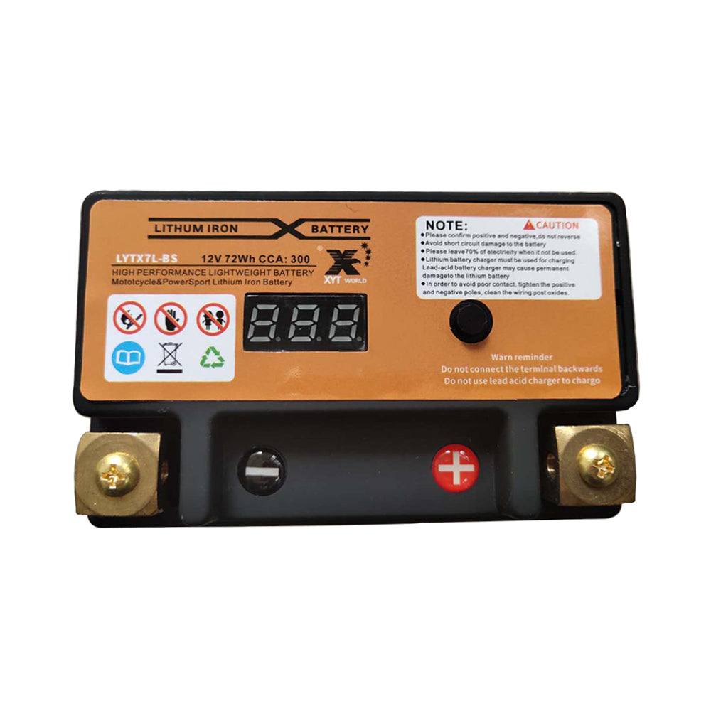 LYTX7L-BS Motorcyle Lithium Battery For Suzuki DR 125 200 250 350 Honda Kawasaki