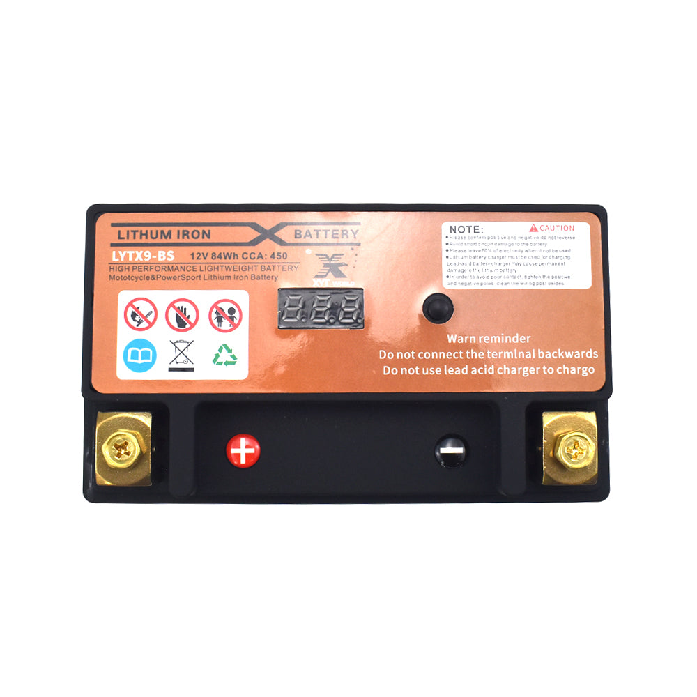LYTX9-BS Motorcyle Lithium Battery For Kawasaki ZX 600 636 900 KTM Honda Suzuki