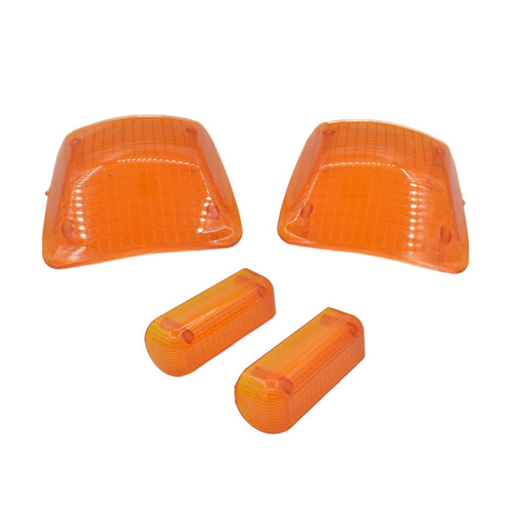 Yellow Lens For Motorcycle Cruiser Hard Trunk Saddle Bags Luggage
