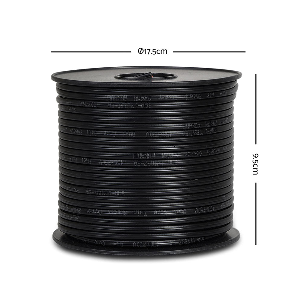 Twin Core Wire Electrical Automotive Cable 2 Sheath 450V 3MM 100M