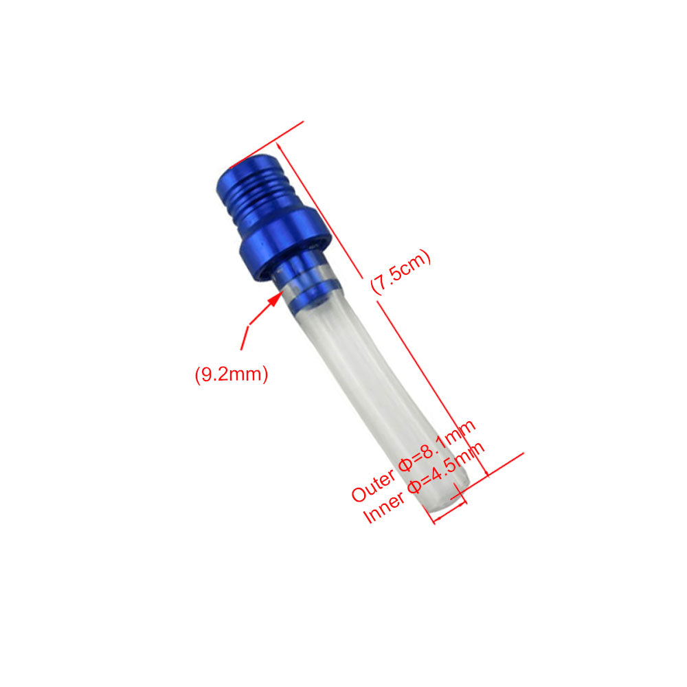 Motorcycle Dirt Bike Oil Tank Fuel Cap Valve Vent Breather Hose Tube CNC-Blue