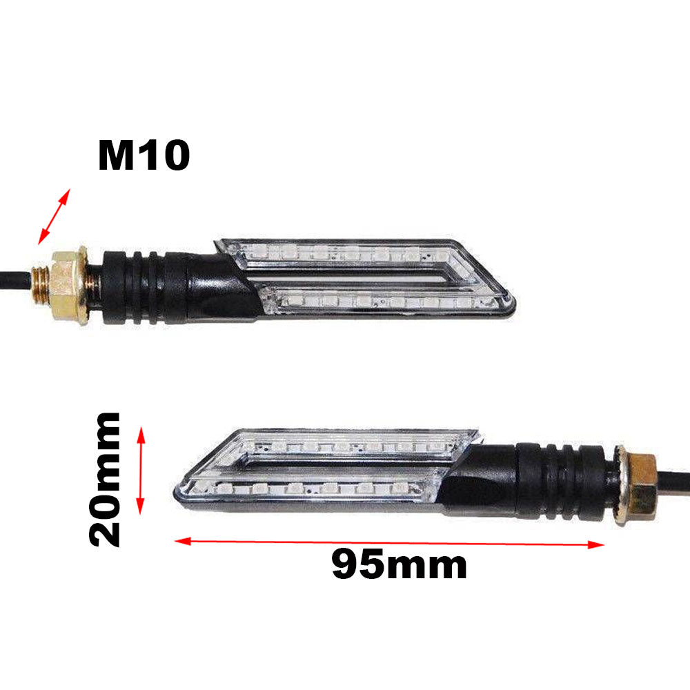 15 Smd Led Indicators Hollow Style Motorcycle Turn Signal Indicators Amber Light
