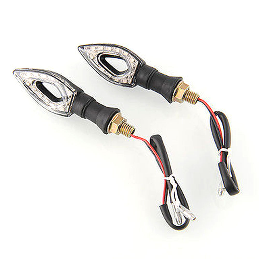Universal Led Indicators Motorcycle Turn Signal Light MX Dirt Street Trail Bike
