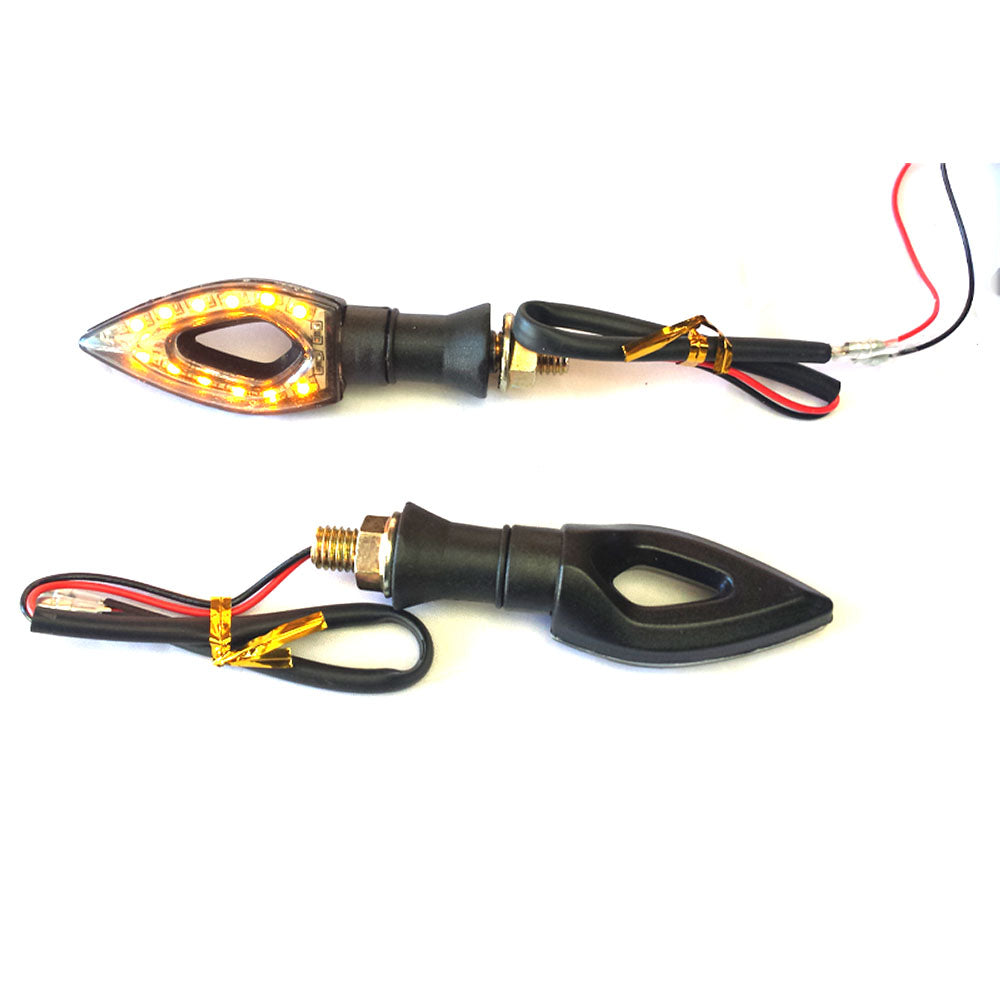 Universal Led Indicators Motorcycle Turn Signal Light MX Dirt Street Trail Bike