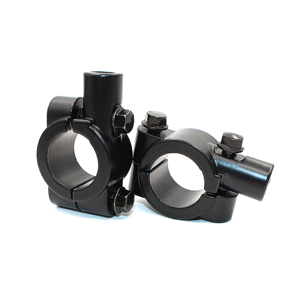 M10 10mm Thread 1" 25mm Handlebar Motorcycle Mirror Adapter Holder Mount Clamp