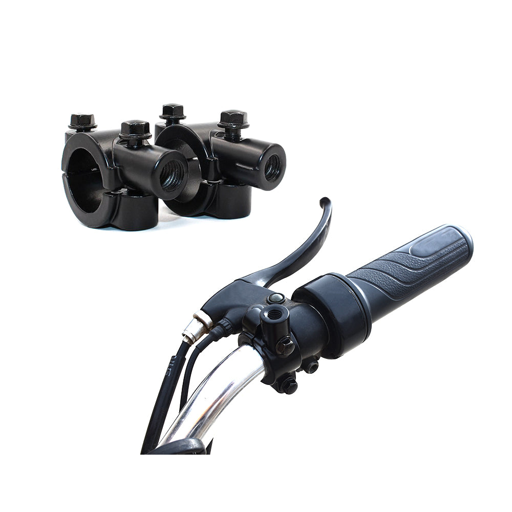M10 10mm Thread 1" 25mm Handlebar Motorcycle Mirror Adapter Holder Mount Clamp