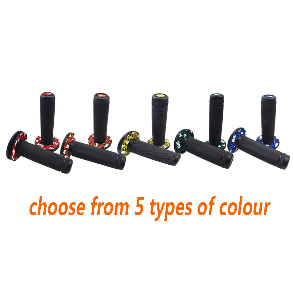 7/8"Rubber Motorcycle Hand Grip Autobike Handlebar Handle Bar ATV Dirt Motorbike